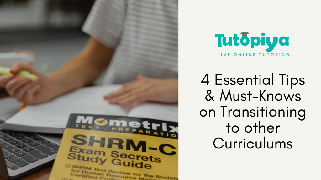 transitioning to another curricula