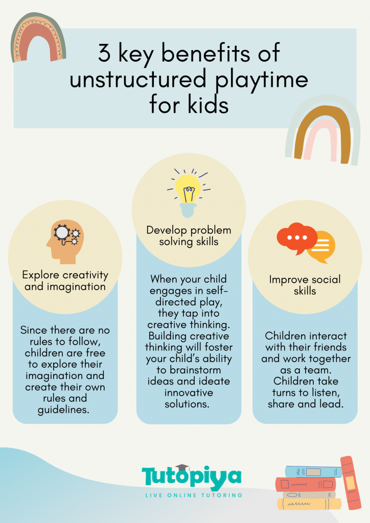 benefits of unstructured play time