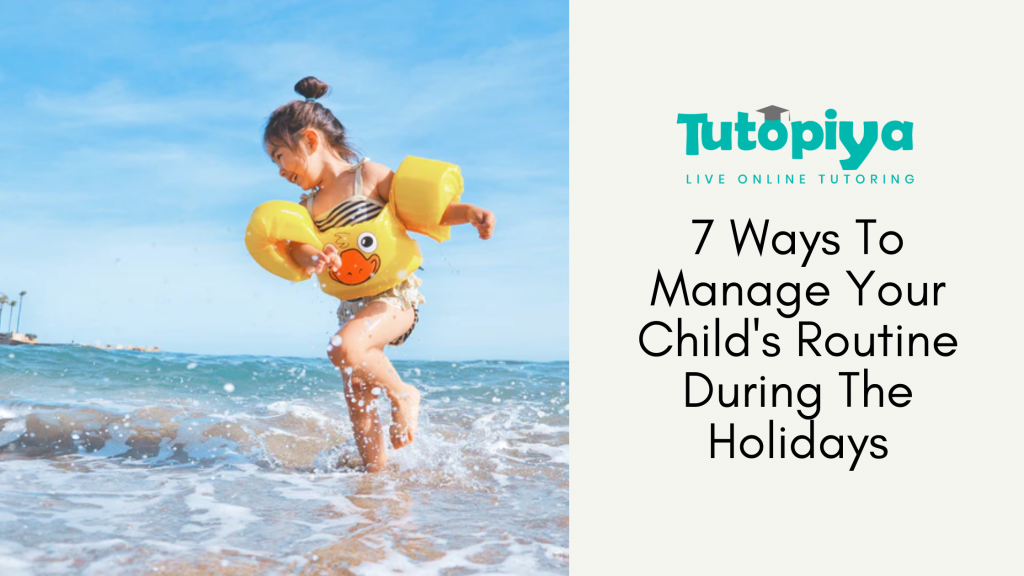 ways to manage your child's routine