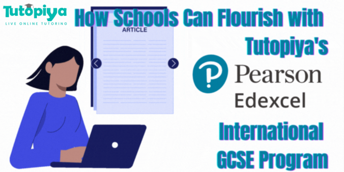 Elevating Education Tutopiya & Pearson Edexcel International GCSEs